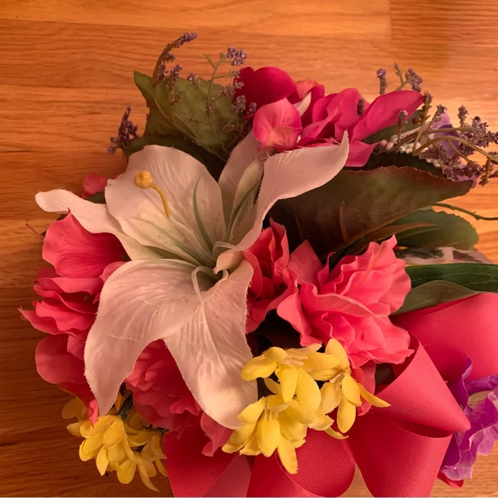 Handmade Wedding Bouquet Faux Floral Arrangement Faux Floral Bridal Bouquet